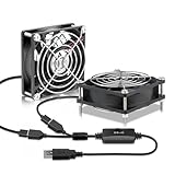 double ventilateur usb 80mm, double flux d'air. Le ventilateur 80mm usb peut refroidir efficacement les PC, les routeurs, les boîtiers TV, les amplificateurs, les consoles de jeux et d'autres appareils. Il est également très utile pour la ventilation et l'extraction d'air dans les espaces confinés.