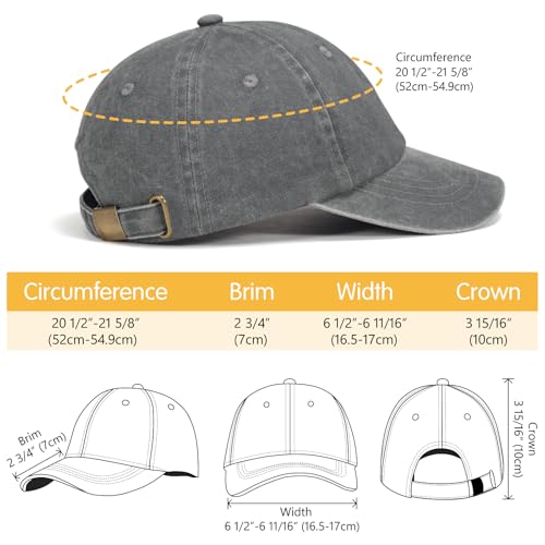 Kids Baseball Cap for Age 2-5,Adjustable Vintage Washed Cotton Toddler Baseball Hat for Boys & Girls2