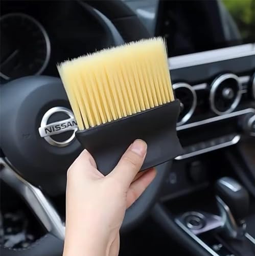 Image of Car Interior Cleaner, Car AC Vent Cleaner Brush, Dash Board Cleaner Brush, AC Vent Cleaner For Car, Car Interior Duster | Pack Of (1), Polypropylene Handle