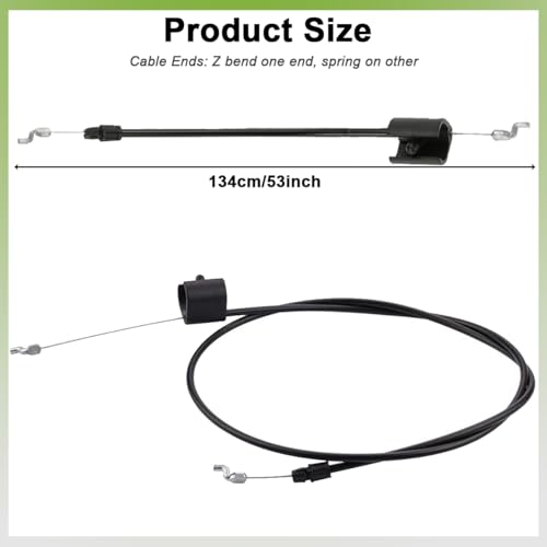 ZAMDOE 532183281 183281 Motorzonen-Steuerkabel 53 Zoll für Craftsman für Husqvarna 7021P 6021P für Poulan PO500N22 für Roper für Weed Eater Rasenmäher 198463 532198463 917 Teile Zonen-Steuerkabel