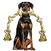 XXL 大型犬 おもちゃ ロープ ６ノット 犬 玩具 ロープ ほぼ壊れない 100cm ストレス解消 100%コットン 犬噛むおもちゃ 丈夫