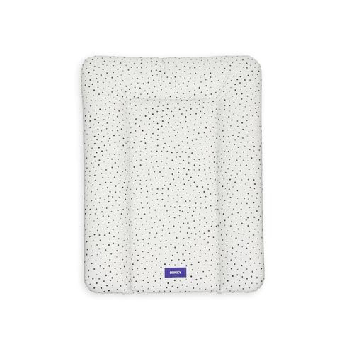 Bonky® Matelas à Langer Bebe souple 70x50 cm - Matelas à langer epais lavable - pour garçons et filles - Certifié Öko-Tex - Imperméable - points - 50x70...