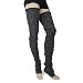 Foot Traffic Super Long Cable Knit Leg Warmers in Your Choice of Colors,One Size,Charcoal