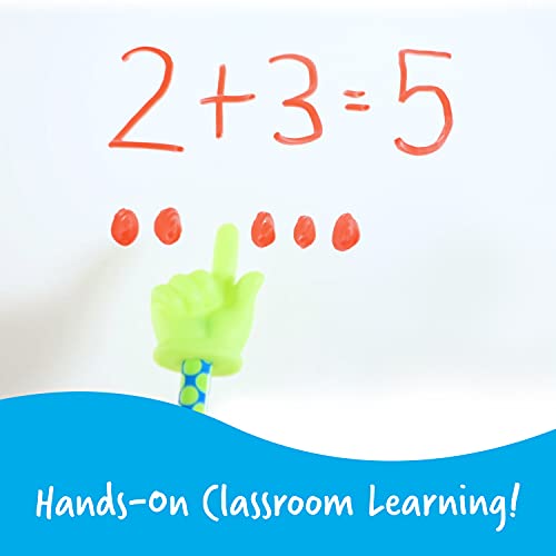 Image of Learning Resources 15 inch Patterned Hand Pointers, Set of 3 - Pointer Finger Stick, Teacher for Classroom for, Focus for Reading, Presentation Tools