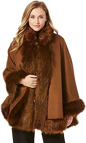 plus size wool cape coat
