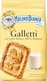 Mulino Bianco Galletti 12.35oz (350g) – Authentic Italian Breakfast Biscuits with Light Sweetness – Perfect with Coffee or Tea – Made with Natural Ingredients and No Palm Oil