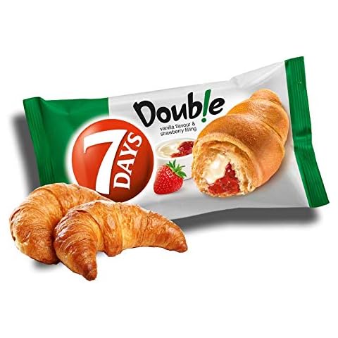 7 Days Double Vanilla & Strawberry Croissant 80g (Pack of 20) Cover