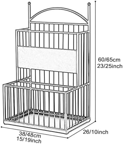 Heavy-Duty Metal Umbrella Stand - Large Capacity Free-Standing Holder with Weighted Base for Walking Sticks, Home, Office & Hotel Use (Black, XL Size)
