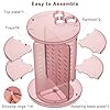 Rotating Makeup Organizer, DIY 8 Adjustable Layers 360 Spinning Skincare Organizers, Makeup Storage Carousel Tower with Brush Holder & Perfume Trays, Cosmetic Display Case for Vanity Bathroom #5