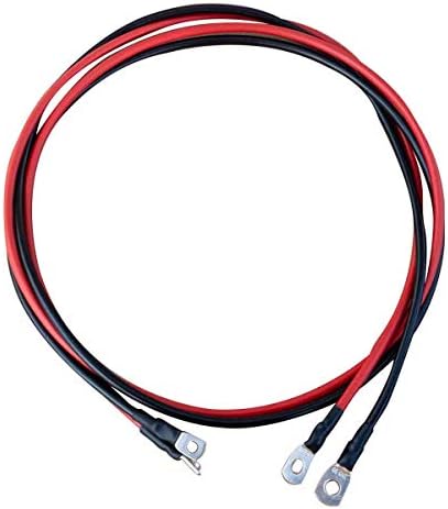 eXODA Batterijkabel 10 mm² 100cm koperen stroomkabel met