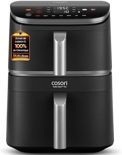 COSORI Air Fryer 10.8L Turbo Tower Pro,Friteuse sans huile avec 1...