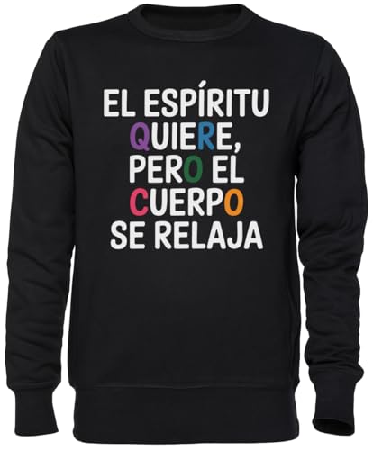 Sweat-shirt Noir Homme Femme Idéal pour Vos Moments de Détente