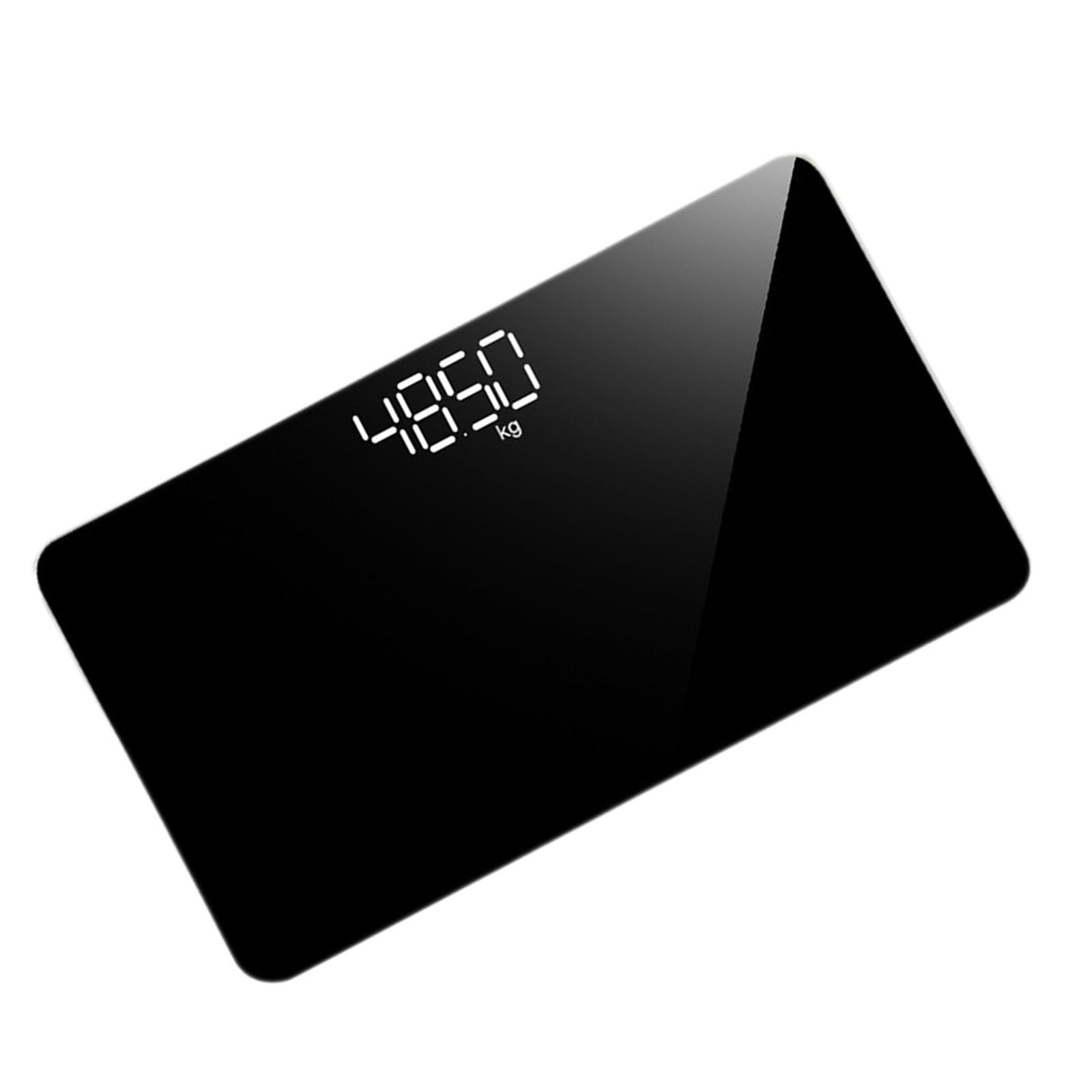 BESPORTBLE Báscula Electrónica Mini Báscula Digital Precisa Recargable Hogar Diseño Compacto y Superficie de Espejo para Controlar Tu Peso Corporal Color Aleatorio