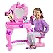 Disney Junior Minnie Mouse Bow-Tique Bowdazzling Vanity and Accessories with Lights and Sounds, Pretend Play
