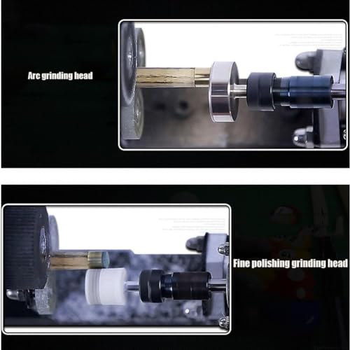 Herramienta de reparación de Puntas de Taco de Billar Compatible con Kit de reparación de Snooker: Herramienta Profesional de Abrazadera de Punta y Casquillo para reemplazo de Cuero, Mantenimiento es