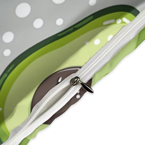 Funda nórdica de 200x200 cm con dibujos de aguacate de microfibra 6
