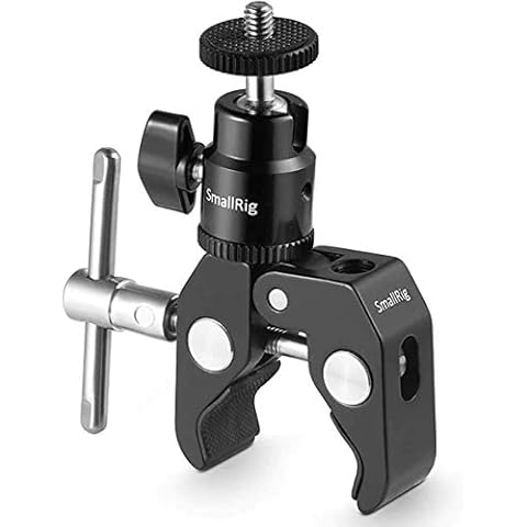 SmallRig Soporte de abrazadera súper con mini soporte de cabeza de bola Cover