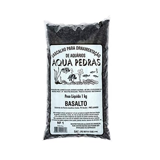 Substrato Para Aquários Aqua Pedras Basalto - Tamanho 1