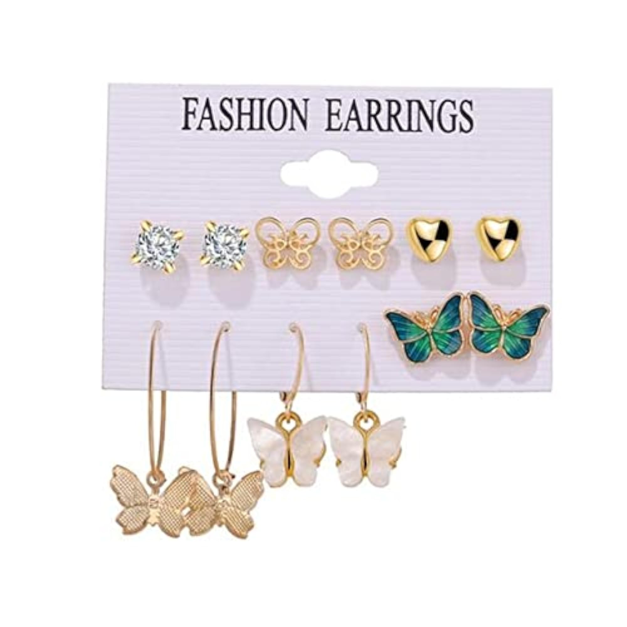 Gold Plated Necklace & Earrings Set for Women