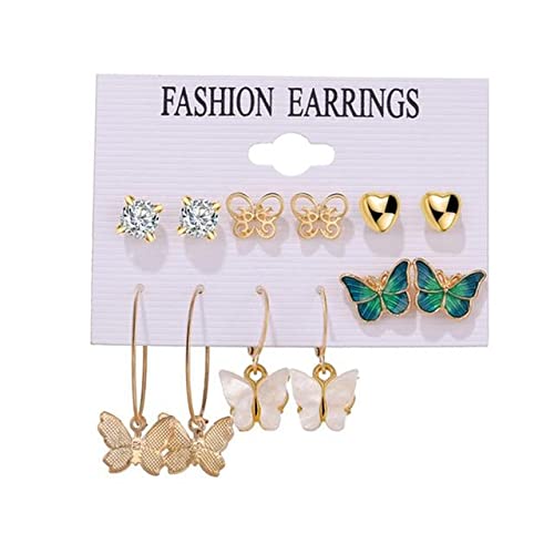 Gold Plated Necklace & Earrings Set for Women
