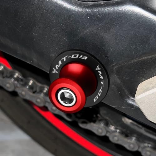 TREONK M6 Ständeraufnahme - Montageständer Adaptr Motorrad Prismabuchsen Bobbins Kompatible für MT09 MT-09 MT 09 2015-2024