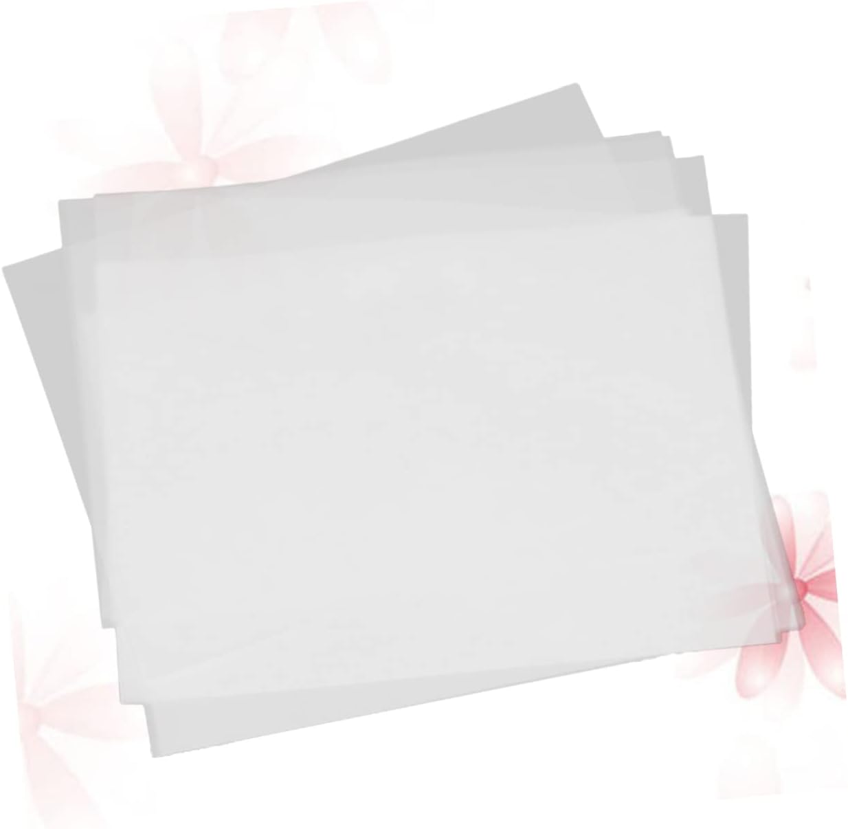 Housoutil 50PCS Translucent Tracing Paper Set for Engineering Drawing and Calligraphy for Art Projects Copying and DIY Crafting