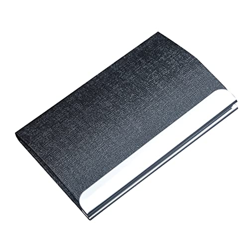 MUCO Visitenkartenetui, Premium Visitenkartenhalter zur schonenden Aufbewahrung Ihrer Karten, Schlankes Design Visitenkartenhalter für Damen und Herren Cover