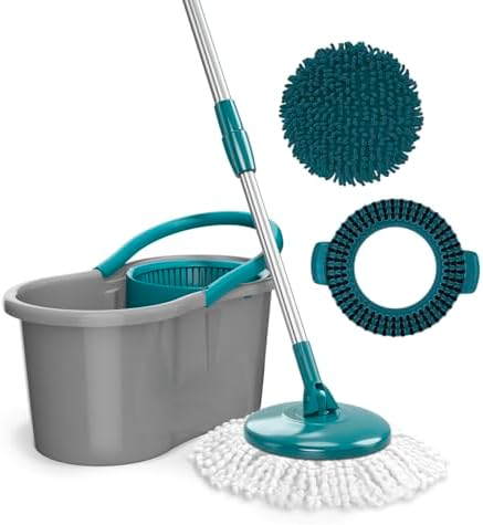 Flash Limp - Mop Giratório Fit 3 em 1 - MOP9379 - PP Cinza
