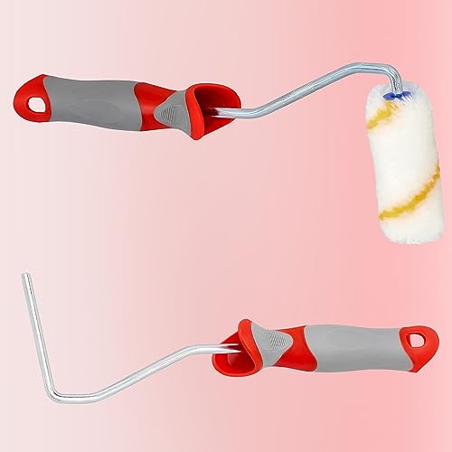 KOTARBAU® 10er Set Farbroller Gelbfaden 115 mm mit Gummigriff Pinsel Farbwalze Walzenbürste Rollerwalze Rollerpinsel für Anstricharbeiten und Renovierung - 6