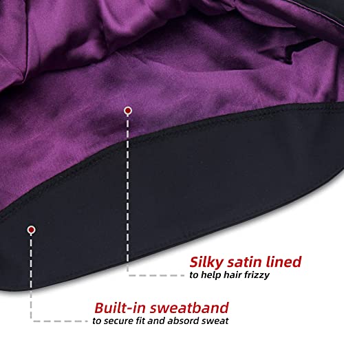 Image of ABAMERICA Working Caps with Button and Sweatband, Adjustable Working Hats for Women Men, One Size(Tie Back or Toggle)
