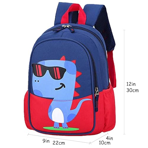 POWOFUN Dinosaur Red Toddler Backpack