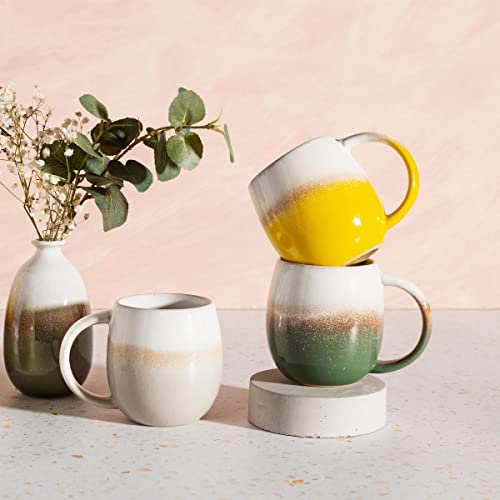 Sass & Belle Dip Glazed Ombre Green Mug, 11.5 cm x 8.5 cm - Image 4