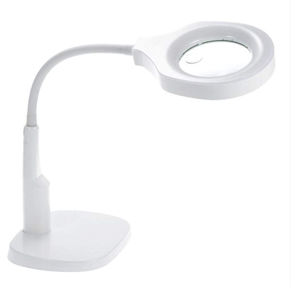 Lupe, Vergrößerungsbrille, LED-Licht, Leselupe, Hobby, Zeitung, Schreibtisch, Tischlampe, Bücher, freihändiger Ständer, Stirnband, beleuchteter Handaufsatz für 3D-Handybildschirm, ganze Seite, sm