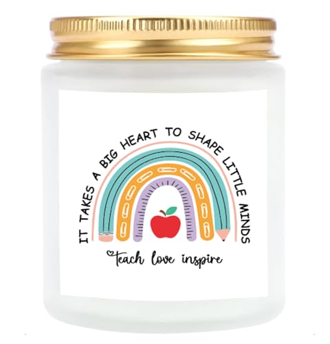 Candle Gift for Teacher Appreciation, Aromatherapy Candle for Wom...