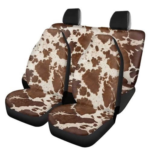 Housses de siege auto universelles Wanyint protection 4 pieces vache