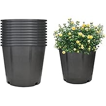10-Pack 3 Gallon Premium Black Nursery Pot Plant Container Garden Planter Pots 3 Gallon