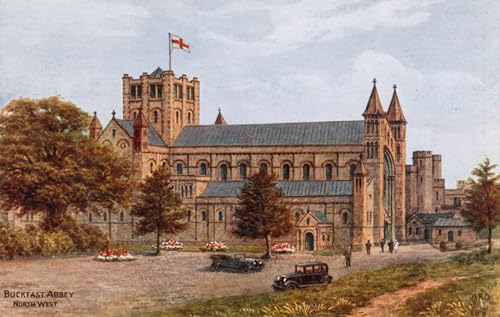Affiche Toile Abbaye de Buckfast Alfred Robert Quinton 60x90cm