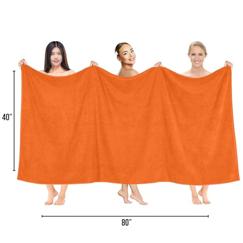 Luxury Terry Cotton Bath Robe & Oversized 40x80 Bath Sheet Towel Bundle - Soft, Absorbent & Hotel-Quality Comfort for Men & Women3