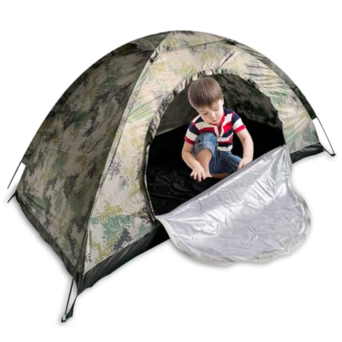 Carpa para 1 persona impermeable y resistente al viento miniatura 2