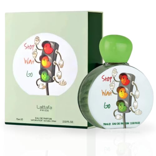 Lattafa Pride Stop Wait Go For Kids Eau De Parfum Spray 75ML (2.5 OZ) Fresh, Fruity, Gourmand Fragrance.