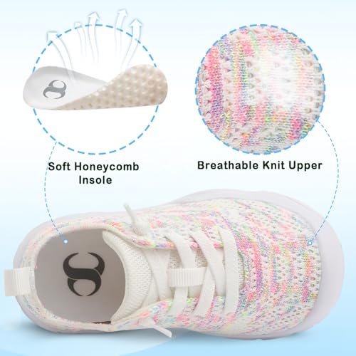 Scurtain Toddler Shoes Boys Girls Barefoot Shoes Kids Breathable Sneakers Slip on Toddler Sneakers3