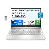2021 HP 15.6' FHD IPS Touchscreen Laptop Computer, Intel Core i7-1165G7 (Beats i7-1065g7), 16GB RAM,...