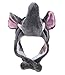 Produktbild DELEY Unisex Frauen Mädchen Kinder Winter Warm Plüsch Tier Ohrenschützer Hüte Mützen Weihnachten Halloween Kostüm Geschenk Elefant