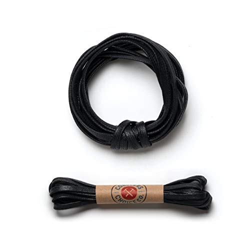 Premium Flat Waxed Cotton Boot Laces - Cobbler's Choice Shoe Laces - Durable and Beautiful!