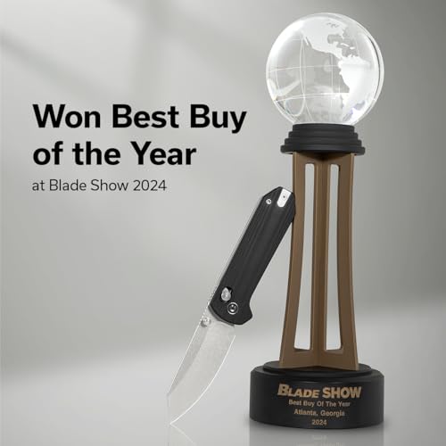Image of CIVIVI Yonder Folding Pocket Knife for EDC, Crossbar Lock Knife with 2.88 inch 14C28N Blade G10 Handle, Lightweight Knife Gifts for Men Women Camping Hiking, Designed by Zac Whitmore C23073-1