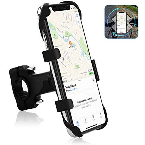 Soporte Movil Bicicleta,WOVOKA Soporte para Teléfono para Bicicleta A Prueba De Golpes Giratorio De 360 ​​​​° para Teléfono Celular De 4.5-6.8 Pulgadas Cover