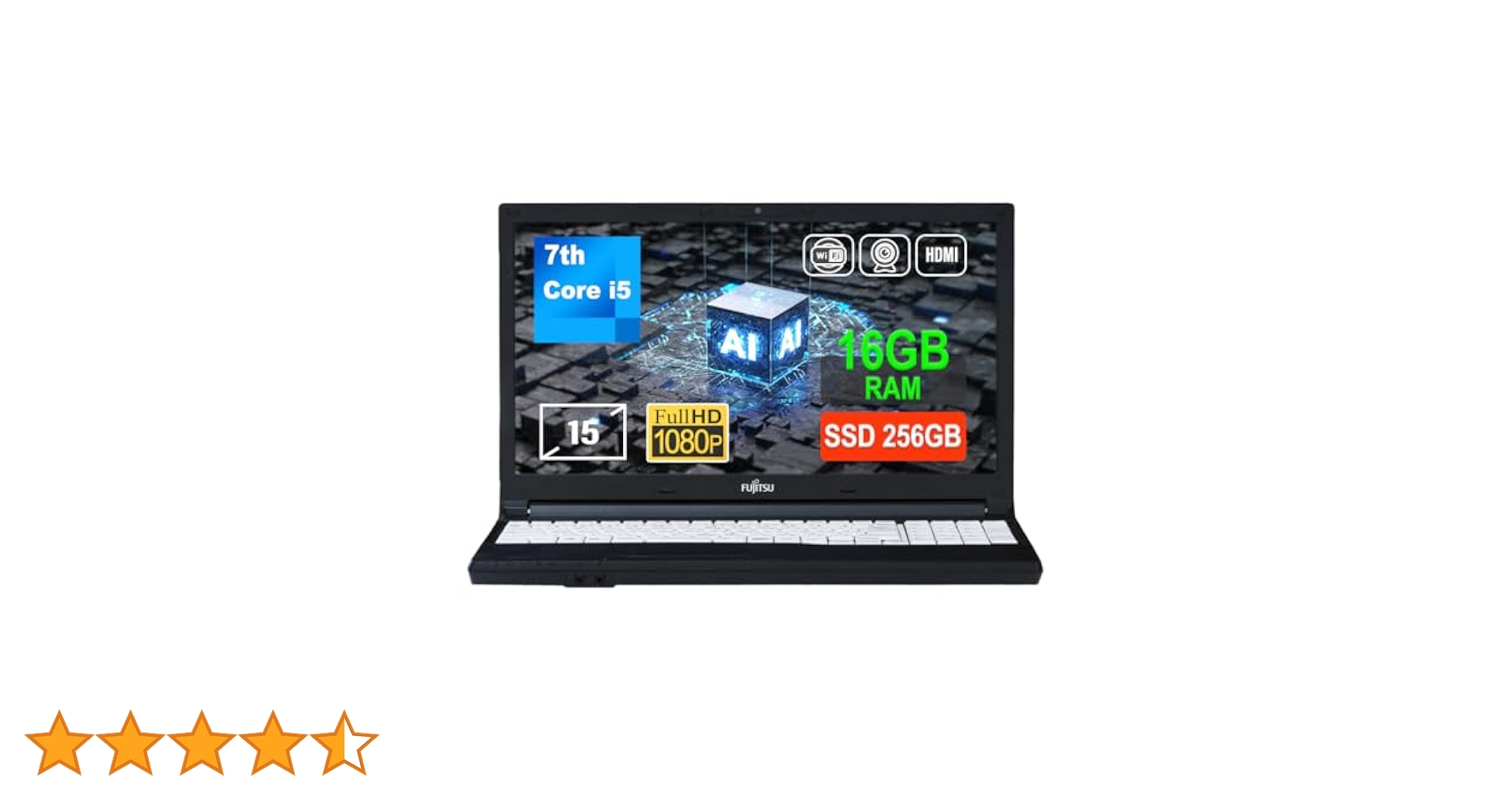 富士通㊵/ノートパソコン/Windows11/corei5/SSD/薄型超軽量