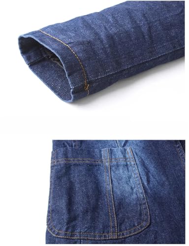 REHJJDFD Mens Denim Blazer Men Cotton Vintage Suit Jacket Male Blue Coat Denim Jacket Men Slim Jeans Blazers4