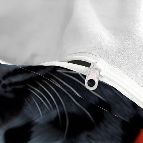 Housse de couette léopard rouge en microfibre pour un nid douillet et coloré