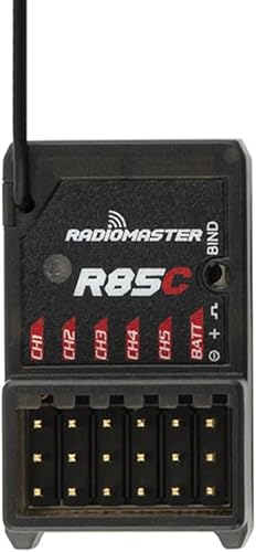 RadioMaster ER85C 5CH 2.4GHz D8D16SFHSS Compatible Receptor Antena Externa - Receptor RadioMaster RC (HELIDIRECT)